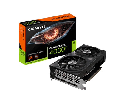 GIGABYTE NVIDIA GeForce RTX 4060 Ti搭載 デュアルファンOCモデル – GDDR6 8GB【国内正規代理店品】