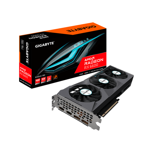 GIGABYTE Radeon RX 6600搭載 グラフィックボード – 8GB GDDR6 EAGLEモデル【国内正規代理店品】